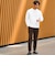 【WEB限定】JUST fit クリーン カノコ ワイド クルーネック 長袖 Tシャツ -抗菌-