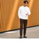 【WEB限定】JUST fit クリーン カノコ ワイド クルーネック 長袖 Tシャツ -抗菌-