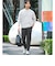 【WEB限定】JUST fit クリーン カノコ ワイド クルーネック 長袖 Tシャツ -抗菌-
