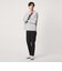 【WEB限定】JUST fit クリーン カノコ ワイド クルーネック 長袖 Tシャツ -抗菌-