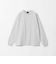 【WEB限定】JUST fit クリーン カノコ ワイド クルーネック 長袖 Tシャツ -抗菌-