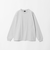 【WEB限定】JUST fit クリーン カノコ ワイド クルーネック 長袖 Tシャツ -抗菌-