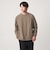 【WEB限定】JUST fit クリーン カノコ ワイド クルーネック 長袖 Tシャツ -抗菌-