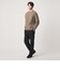 【WEB限定】JUST fit クリーン カノコ ワイド クルーネック 長袖 Tシャツ -抗菌-