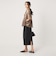 Daily Chic Iライン スリム スカート ストレッチ