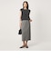 Daily Chic Iライン スリム スカート ストレッチ