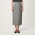Daily Chic Iライン スリム スカート ストレッチ