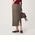 Daily Chic Iライン スリム スカート ストレッチ