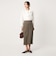 Daily Chic Iライン スリム スカート ストレッチ