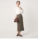 Daily Chic Iライン スリム スカート ストレッチ