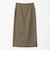 Daily Chic Iライン スリム スカート ストレッチ