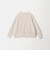 【WEB限定】＜at ease＞ダブルフェイス レースアップ プルオーバー カットソー
