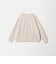 【WEB限定】＜at ease＞ダブルフェイス レースアップ プルオーバー カットソー