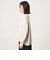 【WEB限定】＜at ease＞ダブルフェイス レースアップ プルオーバー カットソー