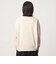 【WEB限定】＜at ease＞ダブルフェイス レースアップ プルオーバー カットソー
