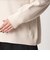【WEB限定】＜at ease＞ダブルフェイス レースアップ プルオーバー カットソー