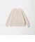 【WEB限定】＜at ease＞ダブルフェイス レースアップ プルオーバー カットソー