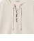 【WEB限定】＜at ease＞ダブルフェイス レースアップ プルオーバー カットソー