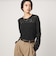 【WEB限定】＜at ease＞レース プルオーバー カットソー
