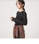 【WEB限定】＜at ease＞レース プルオーバー カットソー