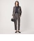 ［size SHORT/TALLあり］ライト ダブルクロス テーパード パンツ