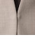 ［size SHORT/TALLあり］ライト ダブルクロス ノーラペル ジャケット