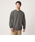 ラフ ボーダー クルーネック 長袖 Tシャツ