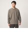 ラフ ボーダー クルーネック 長袖 Tシャツ