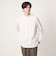 ロングファイバー クリア モックネック 長袖 Tシャツ カットソー