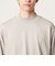 ロングファイバー クリア モックネック 長袖 Tシャツ カットソー