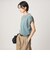 モール フレンチスリーブ プルオーバー ニット ウォッシャブル