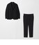 【WEB限定】JUST fit ウールライク ナロー セットアップ ジャケット＆パンツ -ストレッチ-