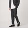 【WEB限定】JUST fit ウールライク ナロー セットアップ ジャケット＆パンツ -ストレッチ-