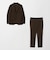 【WEB限定】JUST fit ウールライク ナロー セットアップ ジャケット＆パンツ -ストレッチ-