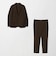 【WEB限定】JUST fit ウールライク ナロー セットアップ ジャケット＆パンツ -ストレッチ-
