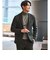 【WEB限定】JUST fit ウールライク ナロー セットアップ ジャケット＆パンツ -ストレッチ-