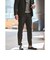 【WEB限定】JUST fit ウールライク ナロー セットアップ ジャケット＆パンツ -ストレッチ-