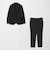 【WEB限定】JUST fit ウールライク ナロー セットアップ ジャケット＆パンツ -ストレッチ-