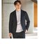 【WEB限定】JUST fit ウールライク ナロー セットアップ ジャケット＆パンツ -ストレッチ-