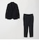 【WEB限定】JUST fit ウールライク ナロー セットアップ ジャケット＆パンツ -ストレッチ-