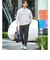 【WEB限定】JUST fit ウールライク 1プリーツ イージーパンツ -ストレッチ-