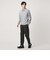 【WEB限定】JUST fit ウールライク 1プリーツ イージーパンツ -ストレッチ-
