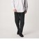 【WEB限定】JUST fit ウールライク 1プリーツ イージーパンツ -ストレッチ-