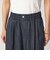 ［size SHORT/TALLあり］ニーハイワイド パンツ デニム ストレッチ