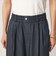 ［size SHORT/TALLあり］ニーハイワイド パンツ デニム ストレッチ