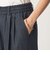 ［size SHORT/TALLあり］ニーハイワイド パンツ デニム ストレッチ