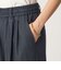 ［size SHORT/TALLあり］ニーハイワイド パンツ デニム ストレッチ