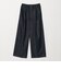 ［size SHORT/TALLあり］ニーハイワイド パンツ デニム ストレッチ