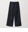 ［size SHORT/TALLあり］ニーハイワイド パンツ デニム ストレッチ
