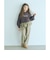 【COOL CHIC GIRLS STYLE】ラッフル サロペット / キッズ 120cm-160cm